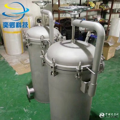 旋轉(zhuǎn)開蓋袋式過濾器 不銹鋼袋式過濾器 袋式過濾器廠家 快開式