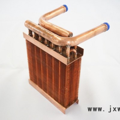 上佳藍(lán)基紫銅管鋁翅片蒸發(fā)熱交換器散熱器冷凝器