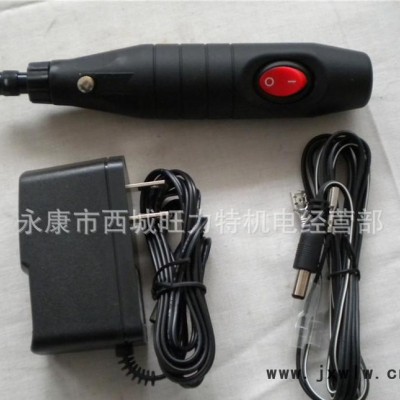 12v迷你筆式電磨機(jī) 雕刻 打磨 拋光機(jī) 寶石玉器首飾加工 帶電瓶夾