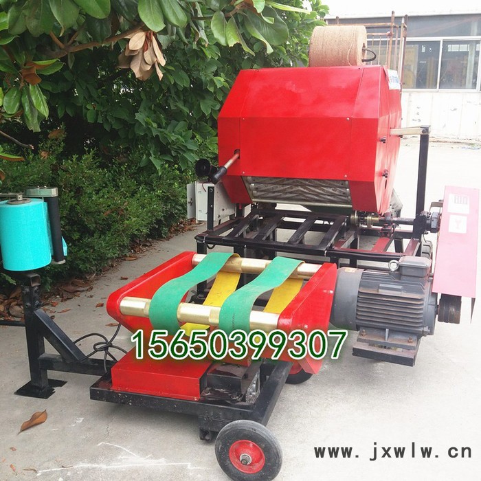 青貯草料打捆覆膜機 青草包膜機