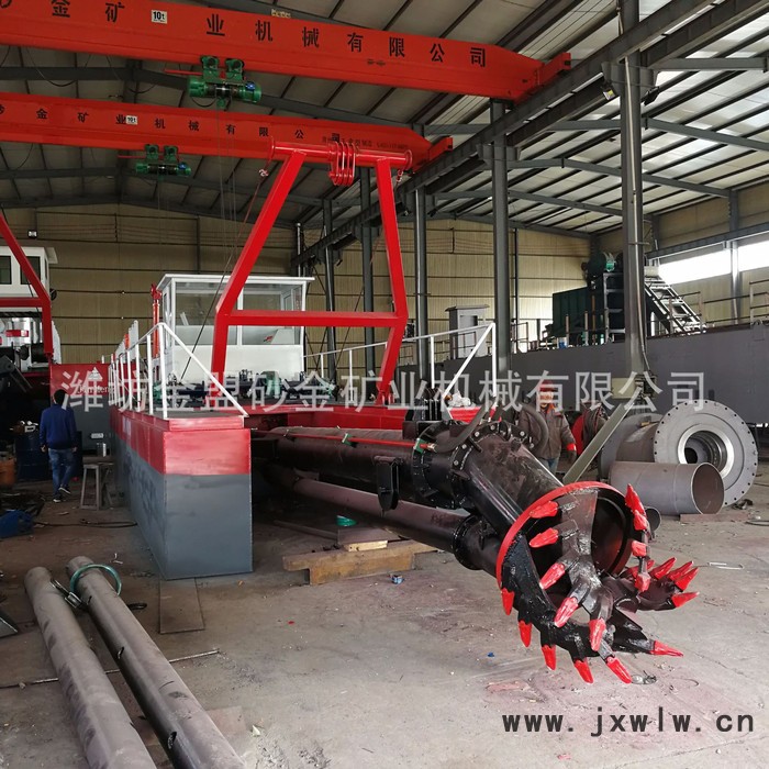 江蘇河道抽沙船 8寸尾礦庫小型抽沙船使用多大馬力發(fā)動機