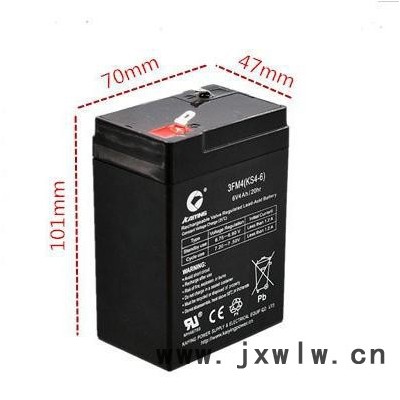 凱鷹KAIYING6V4AH蓄電池電子秤衡器電池樓宇安防太陽能小系統(tǒng)應(yīng)急照明電動儀器儀表兒童玩具電池**批發(fā)