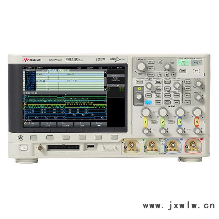 安捷倫Agilen DSOX3034A 示波器：350 MHz，4 通道